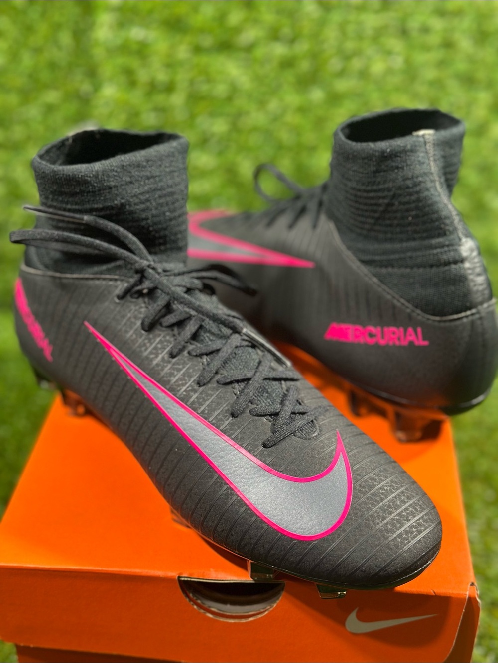 NIKE JR MERCURIAL SUPERFLY 5 FG GS SOCCER CLEATS, SIZES 4Y, 5Y BIG KIDS, NEW